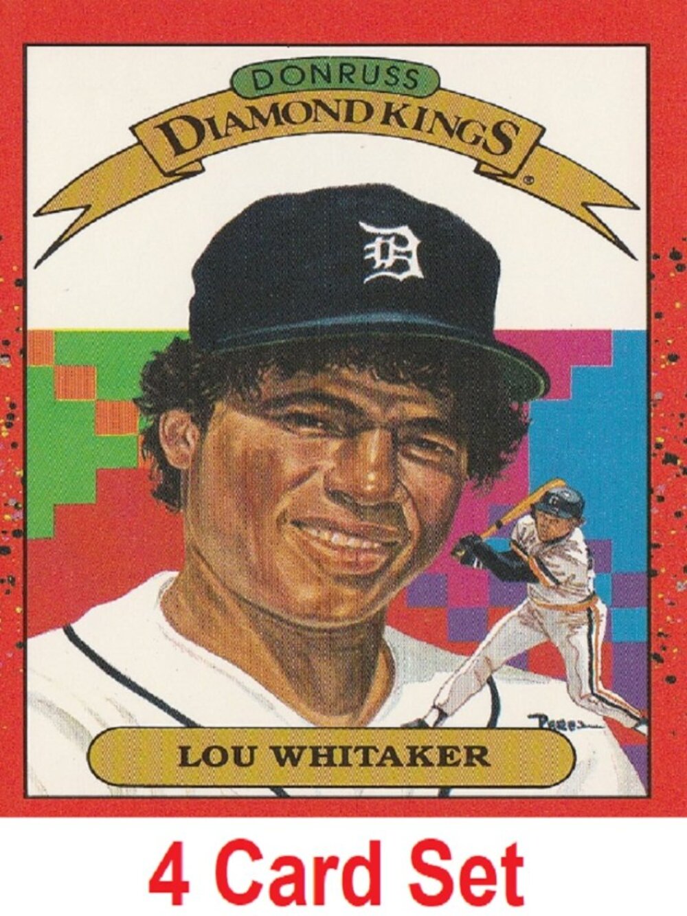 Lou Whitaker Baseball Card Collection